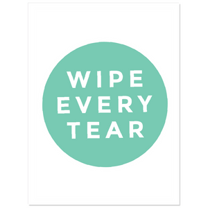 Wipe Every Tear Mint Logo Sticker